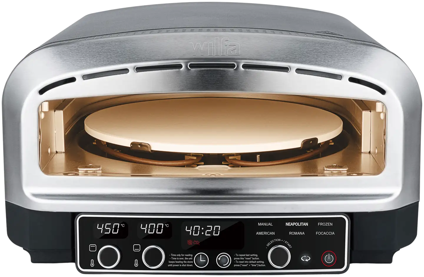 Wilfa Crust pizzauuni PO2B-E2200 - 2