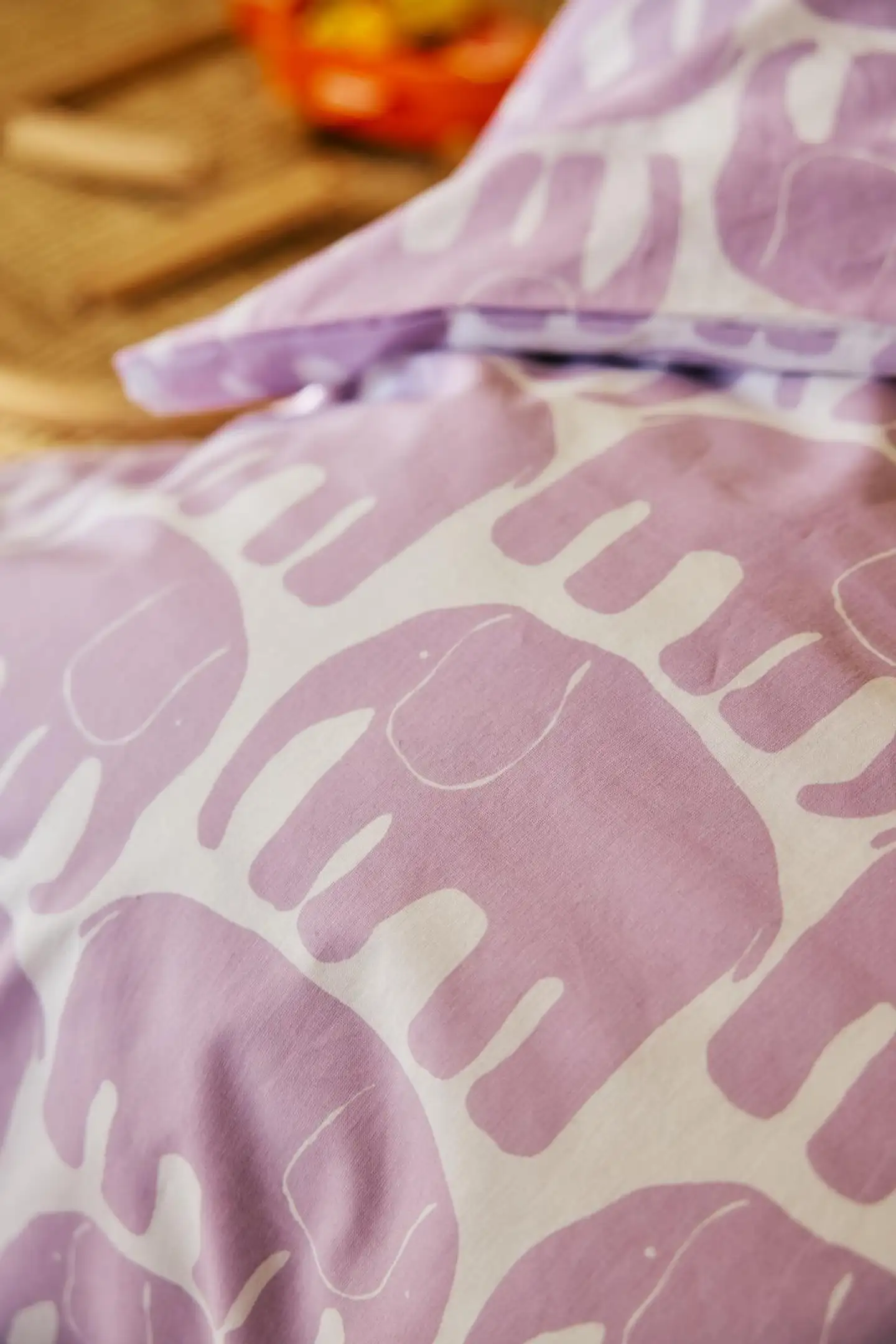 Finlayson pussilakanasetti Elefantti 150X210+50X60 vaalea lila - 3