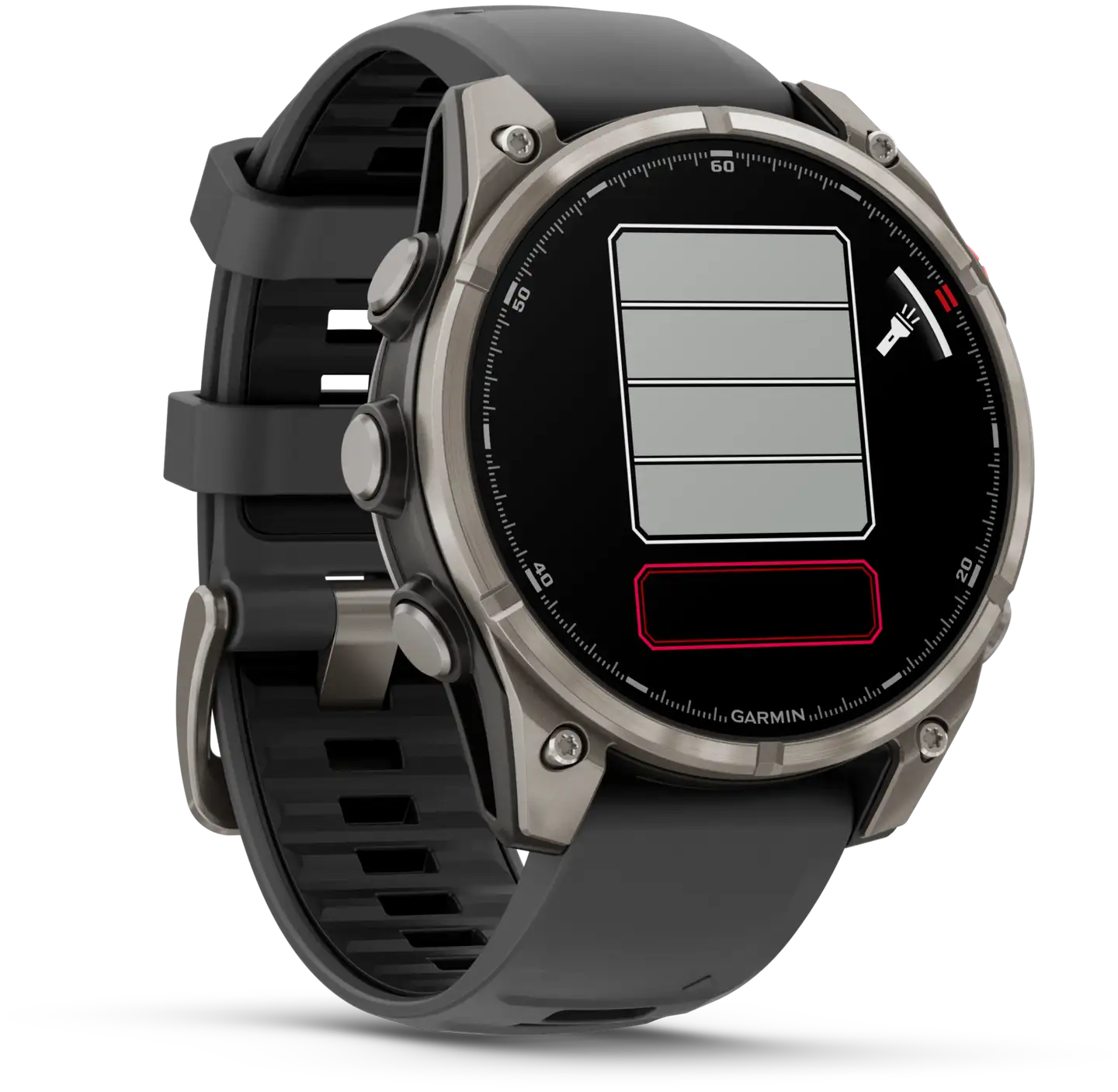 Garmin älykello Fenix 8 pro – 47 mm, amoled, sapphire, titaani – grafiitinharmaa/musta - 6