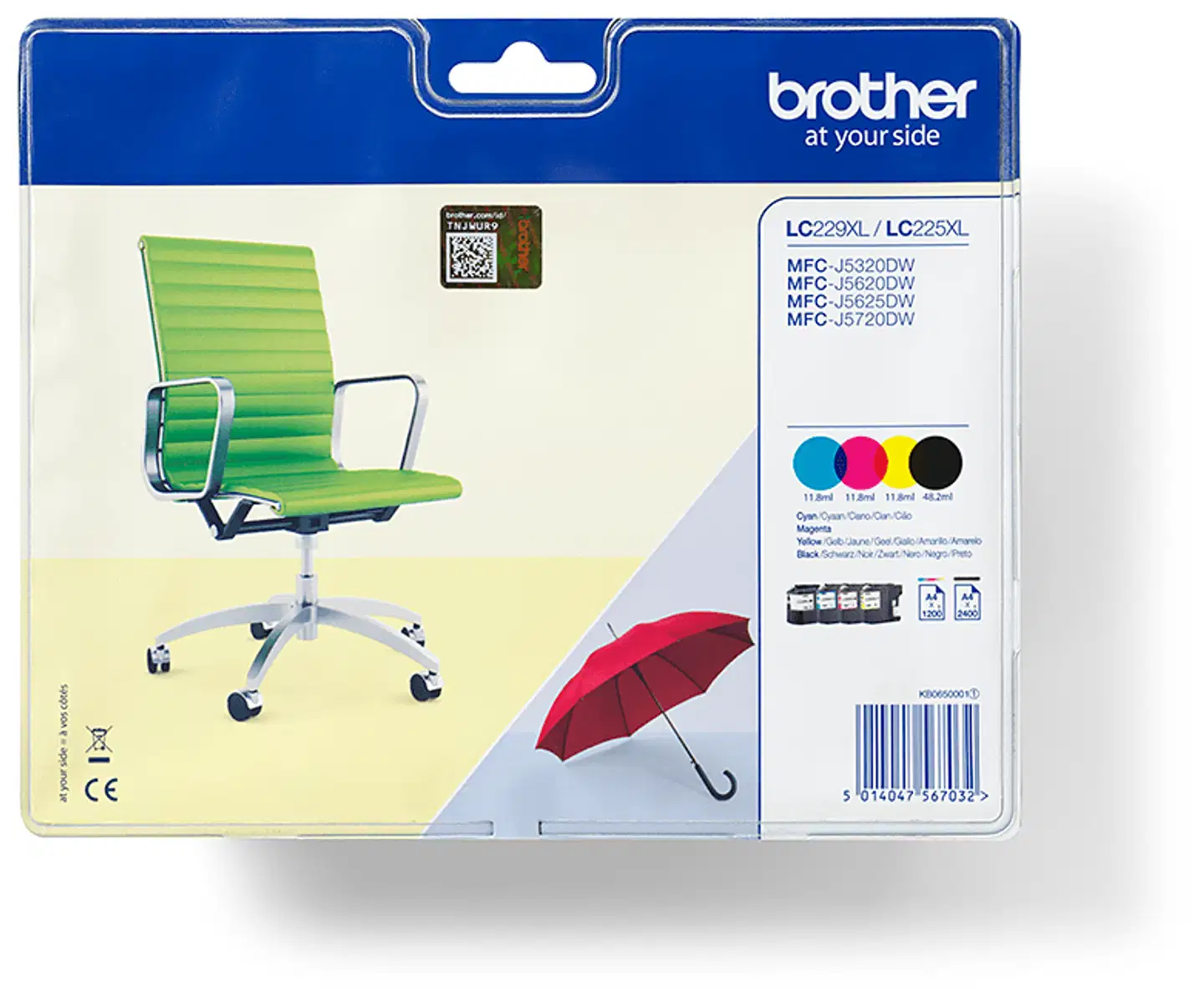 Brother mustepatruuna LC229XLVALBP BK/C/M/Y - 1