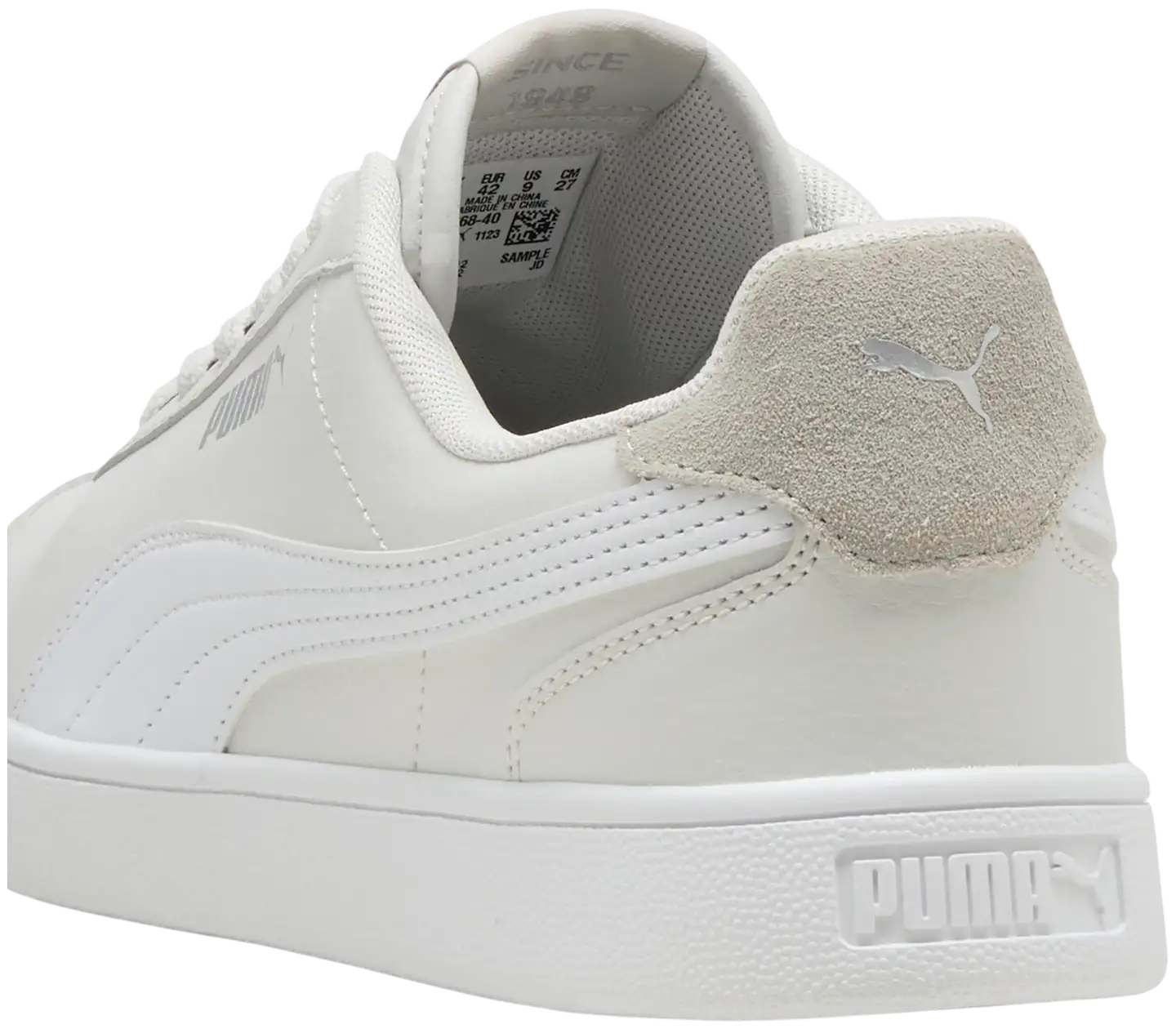 Puma naisten tennari Puma Shuffle - Feather Gray-White-Silver - 4