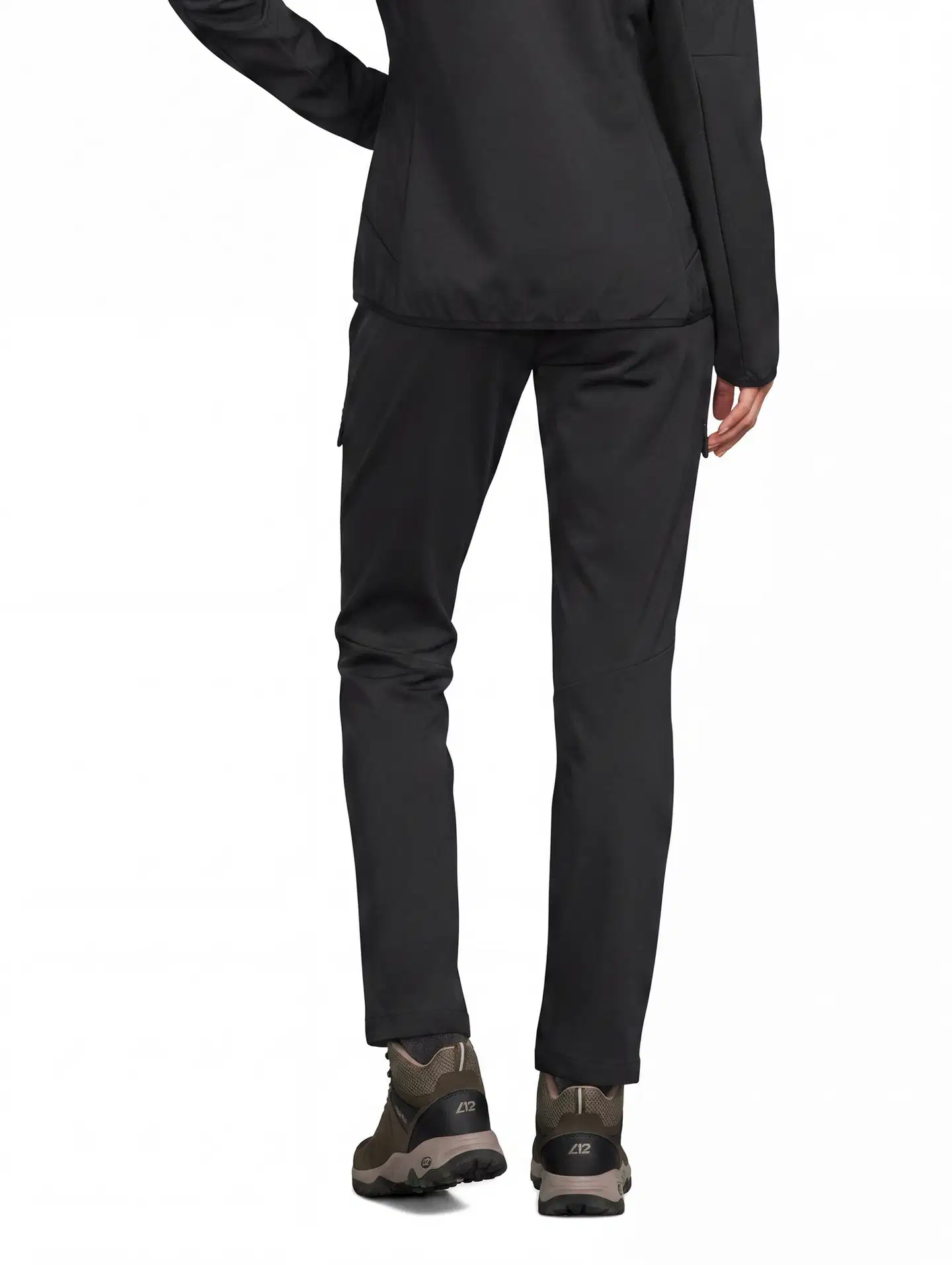 Luode12 naisten retkeilytrikoot 223L112665 - jet black - 3