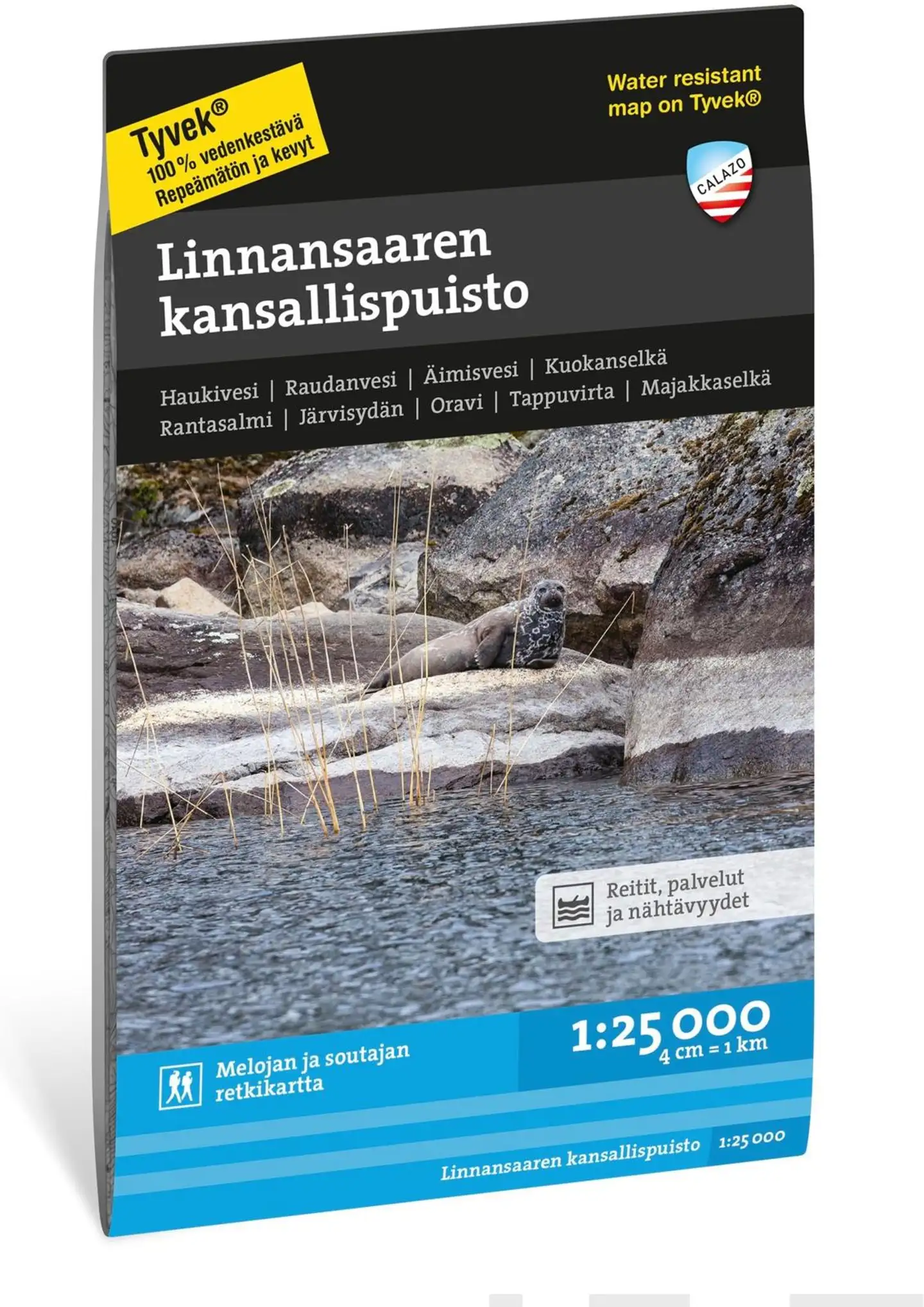 Linnansaaren kansallispuisto -kartta