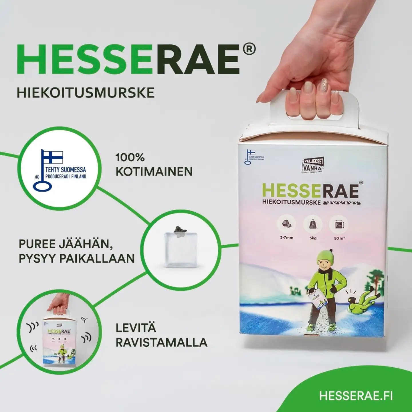 Hesserae hiekoitusmurske 5 kg - 7