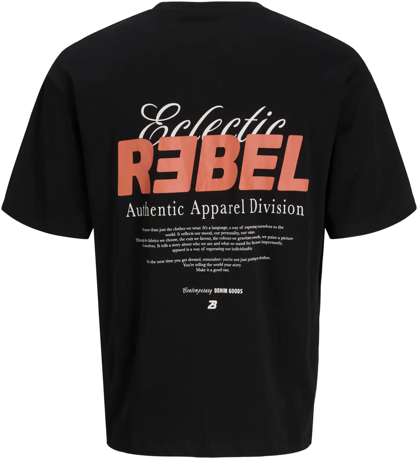 JJ Rebel miesten t-paita JREBJIM - BLACK - 2