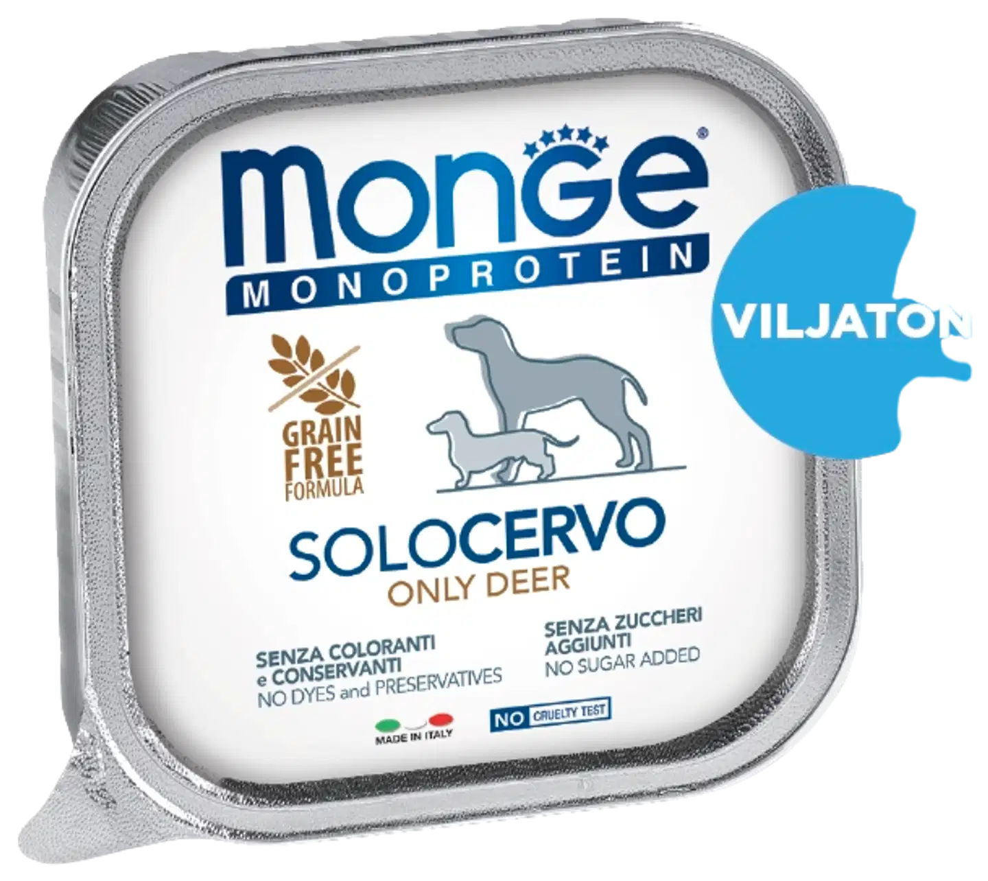 Monge dog adult Monoprotein peura 150g vuoka