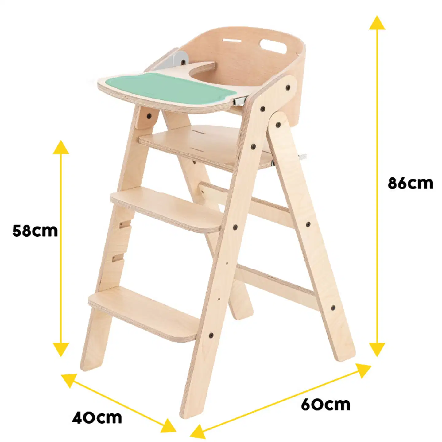 Pilvi kokoontaittuva syöttötuoli /lasten tuoli - 10