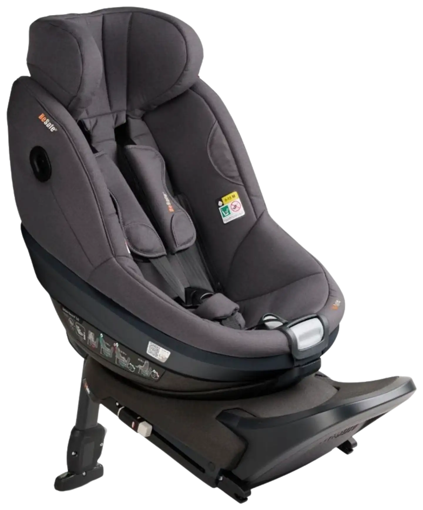 Besafe Beyond 360 2 turvaistuin Dark Grey Melange - 7