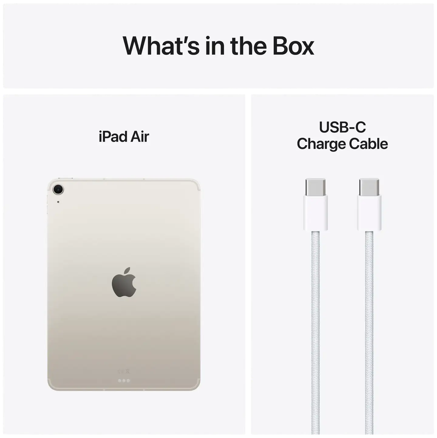 Apple iPad Air 11 wifi+5G 512GB tähtivalkea - MCG64KN/A - 3