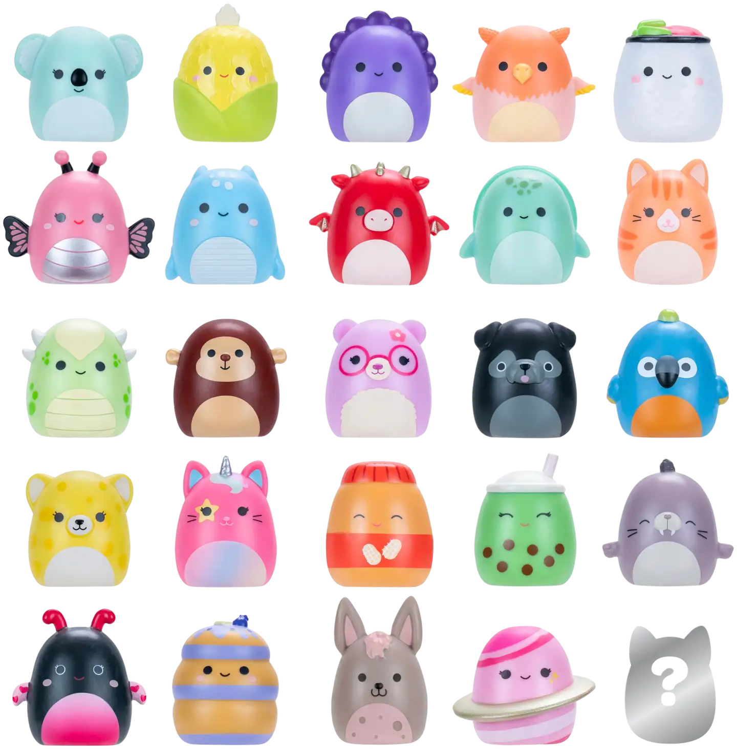 Squish-a-longs hahmo 2,5 cm 25 kpl S3 - 2