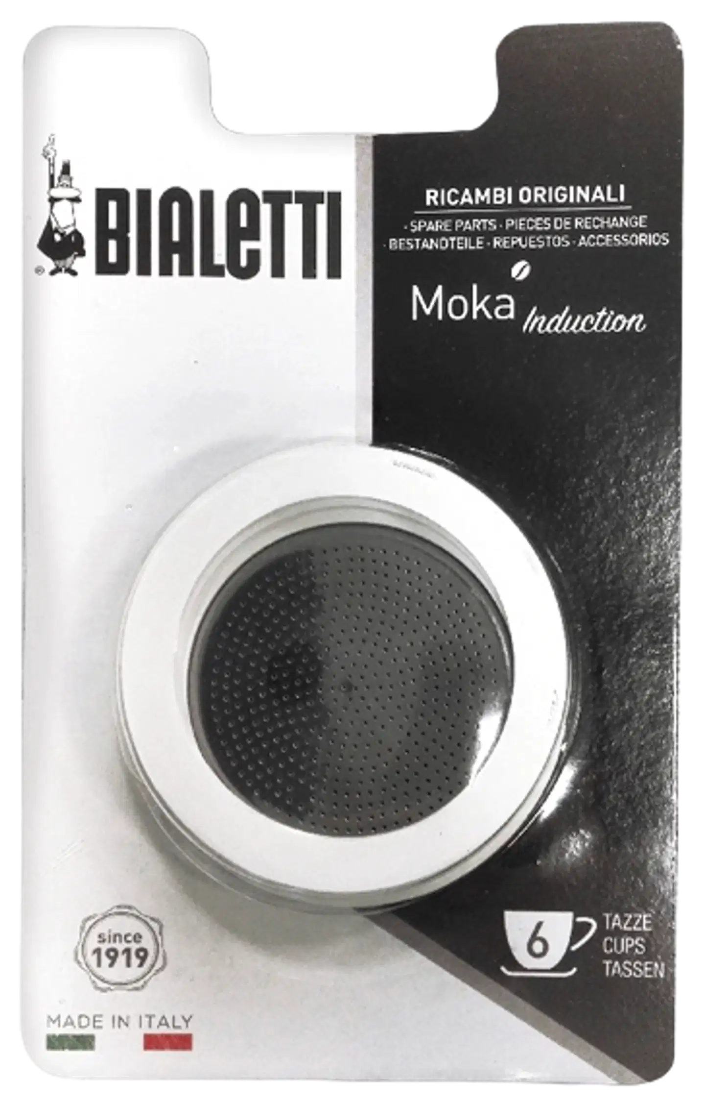 Bialetti Tiiviste ja filtteri 2 k, Moka Induction