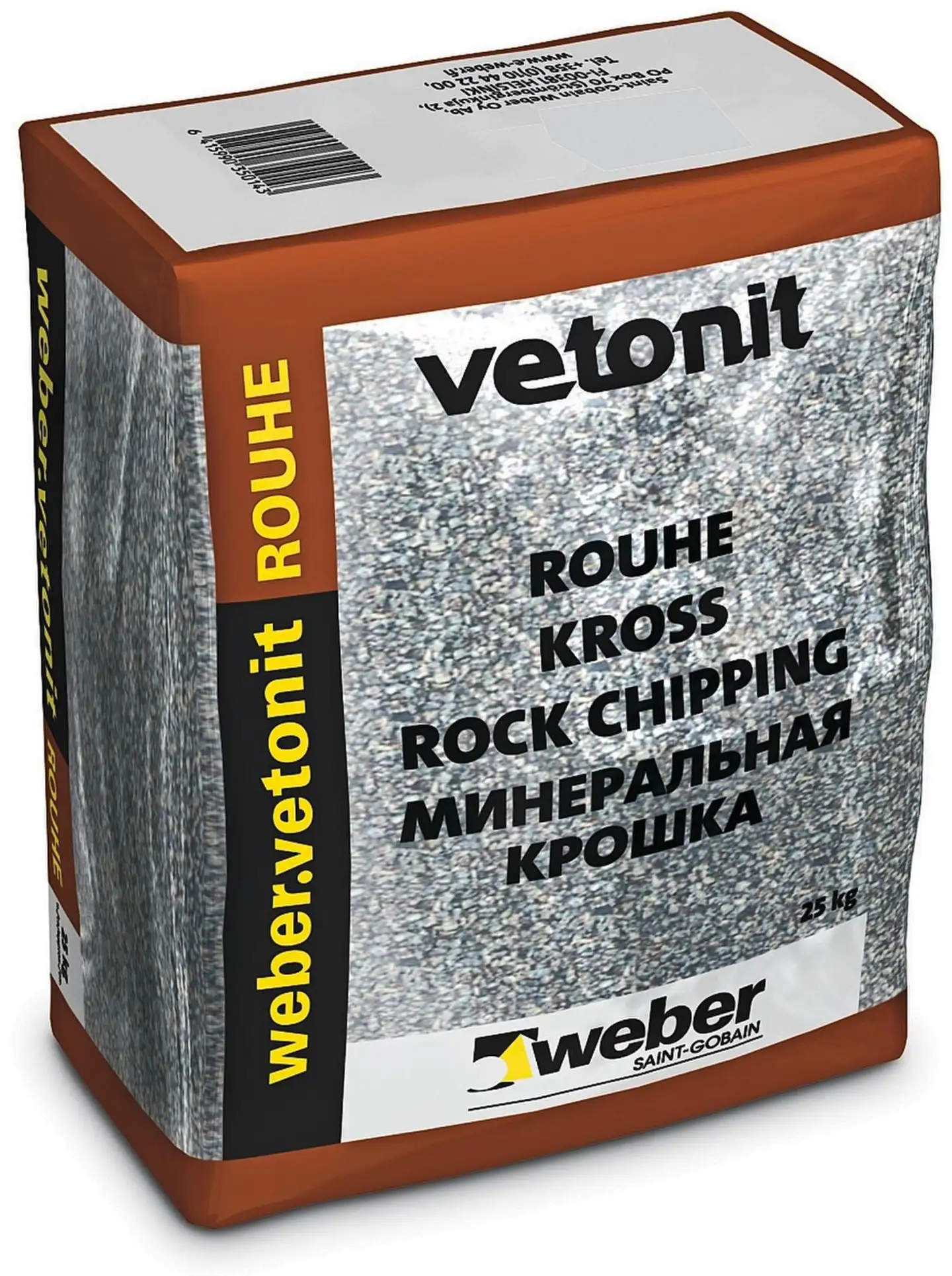 Weber vetonit SR1 Rouhe Ruskea luonnonkivi 25 kg