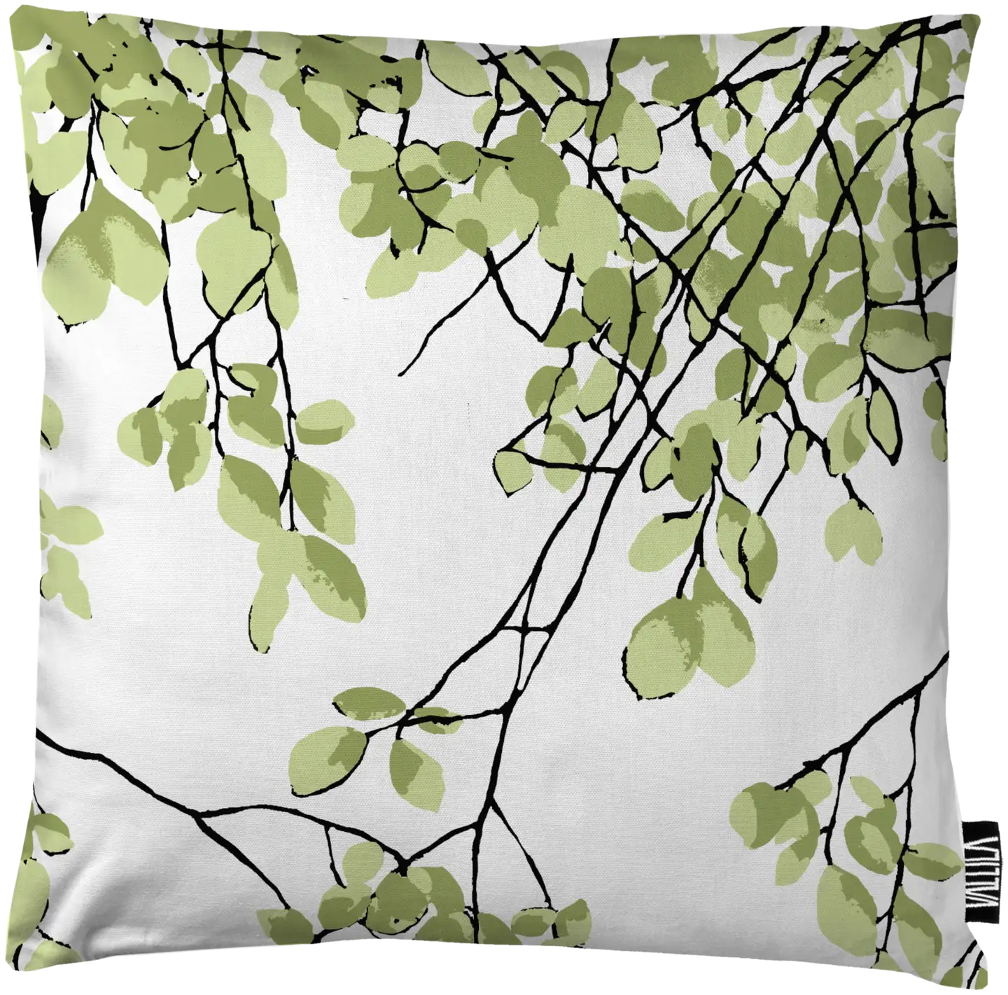 Vallila tyynynpäällinen Lehtisade 43x43 cm vihreä