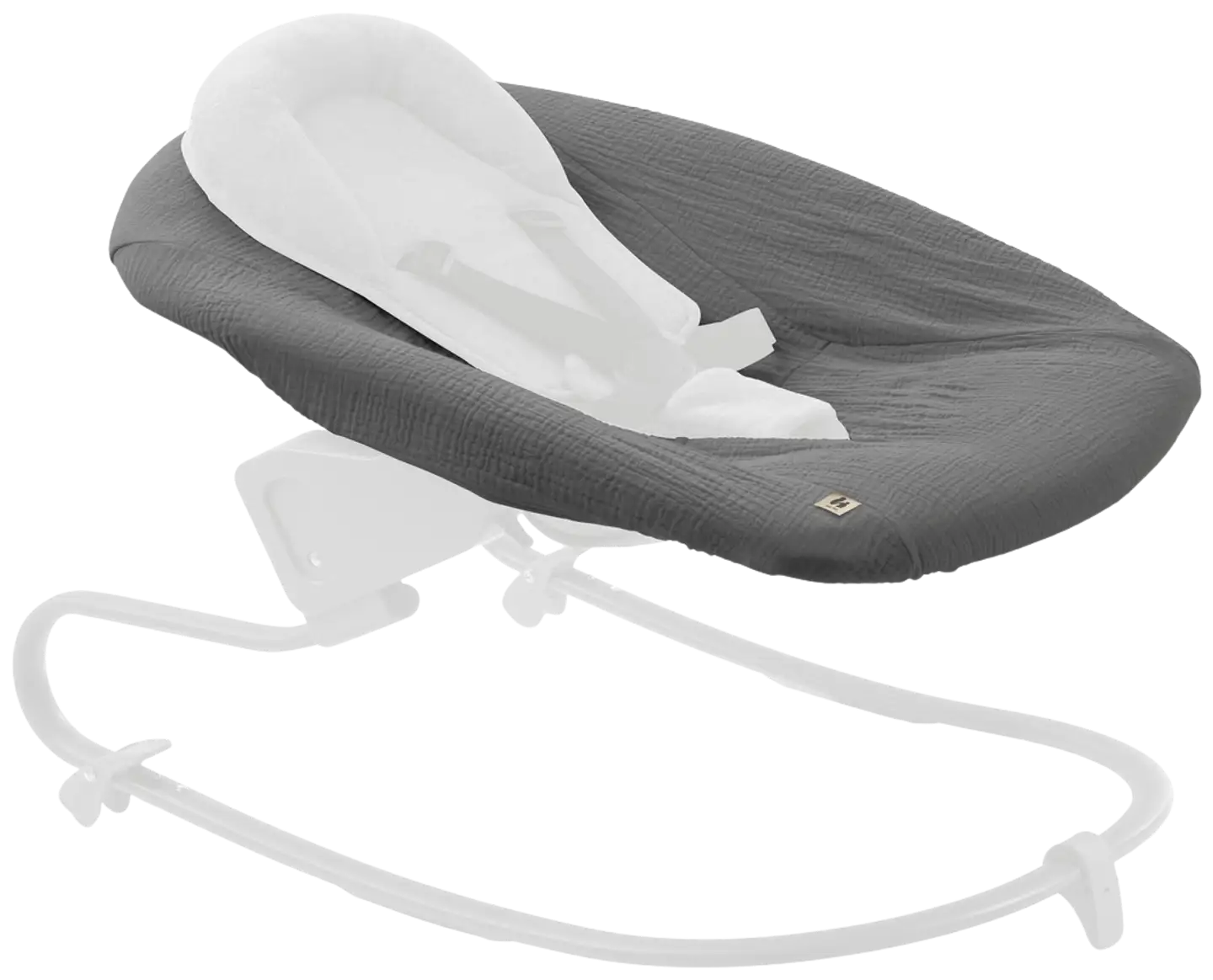Hauck suojapäällinen sitteriin Baby Bouncer tummanharmaa - 3