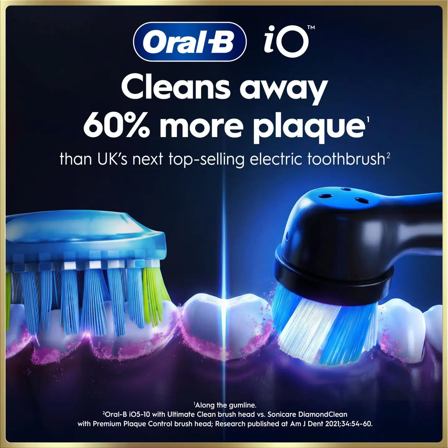 Oral-B iO9 -sähköhammasharja, Giftset, Musta, 4 vaihtoharjaa, Lataava matkakotelo - 5