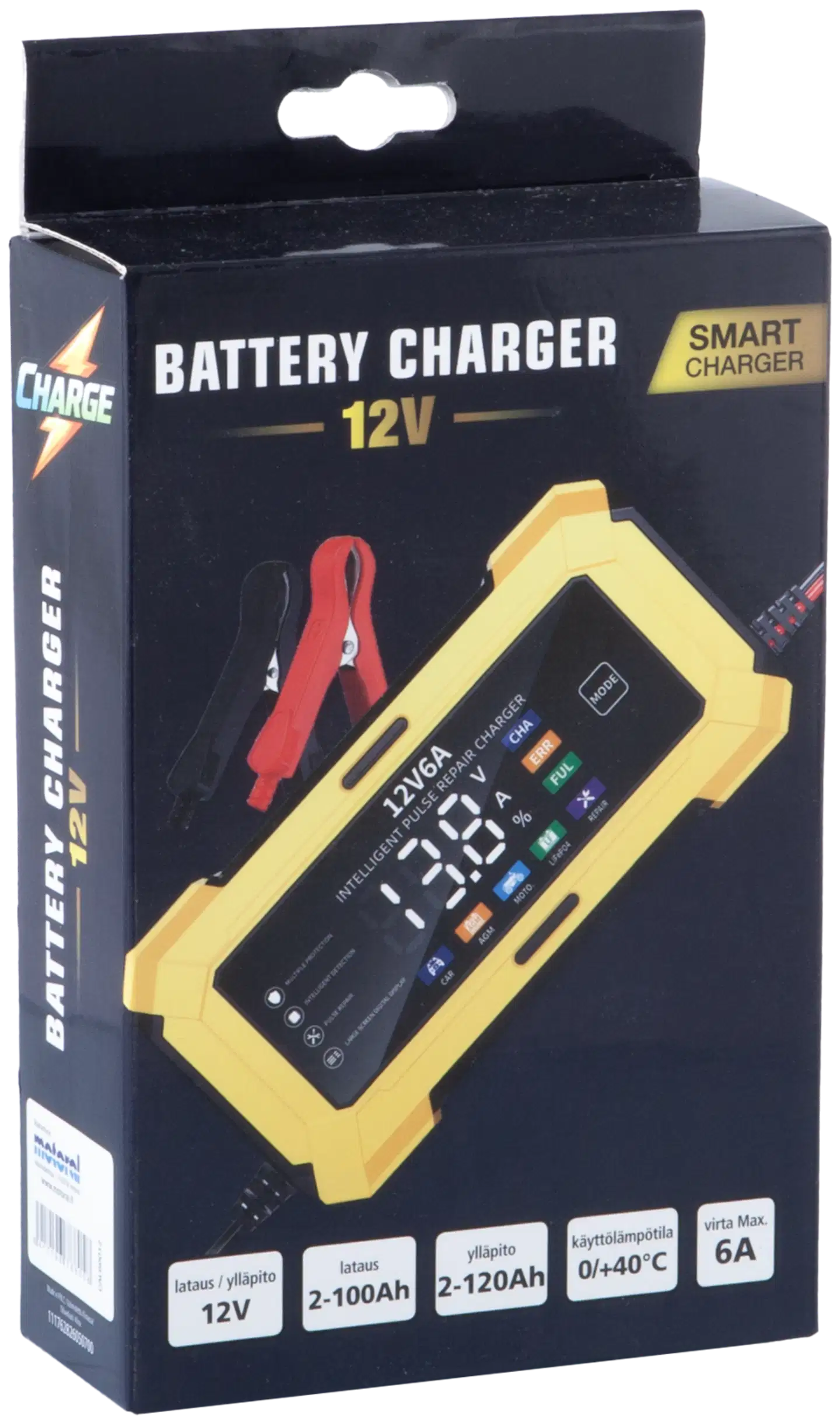 Charge älylaturi 6,0A 12V - 2