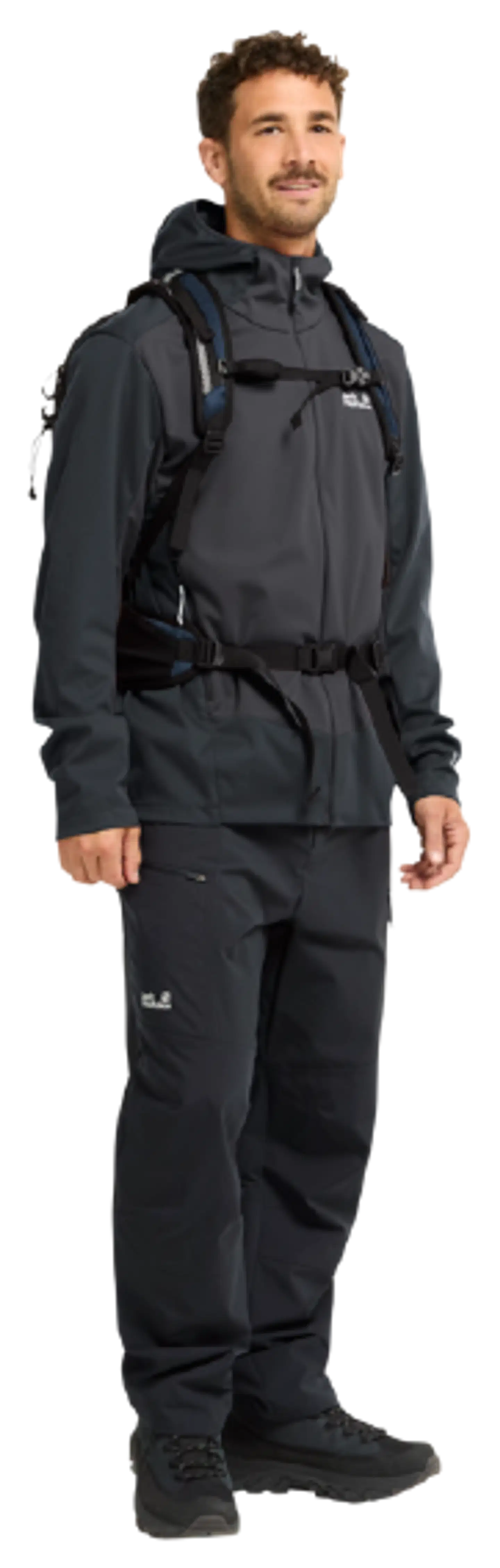 Jack Wolfskin miesten kuoritakki Skyvail - phantom - 5