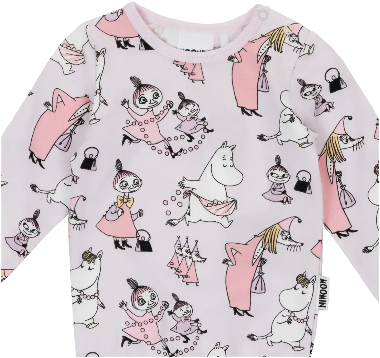 Muumi vauvojen body Helmileikki 591023 - liila - 2