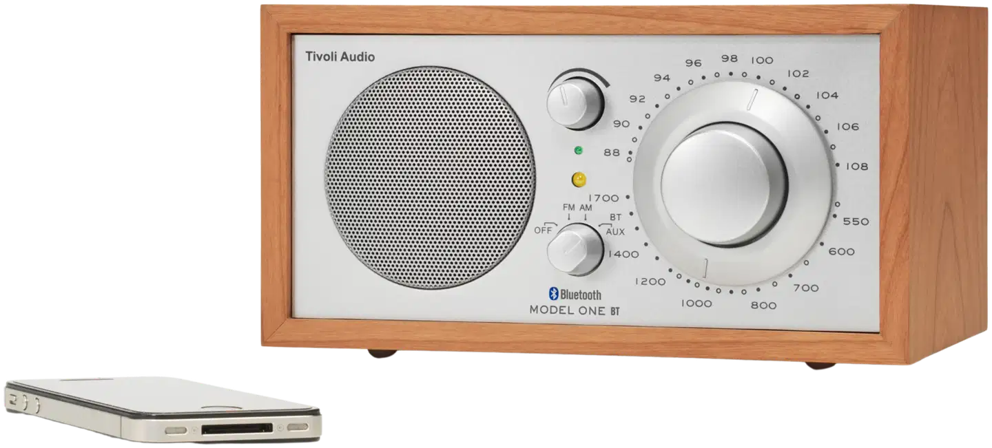 Tivoli Audio Bluetooth-pöytäradio Model One BT kirsikka/hopea - 3