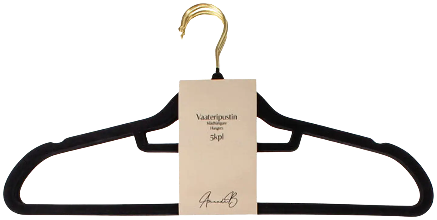 AmandaB vaateripustimet 5kpl pakkaus