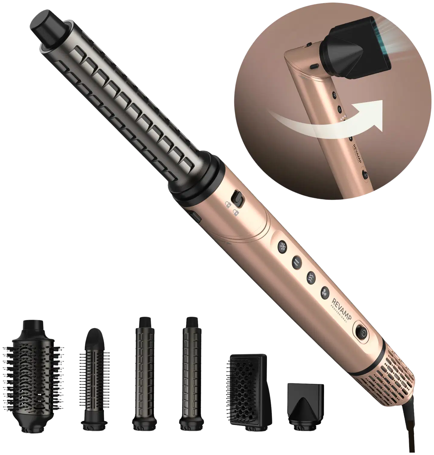 Revamp Dynamic Radiance Pro Blow Dry 7in1 Ionic multistyler hiustenmuotoilija (DR-2850GD-EU) - 2