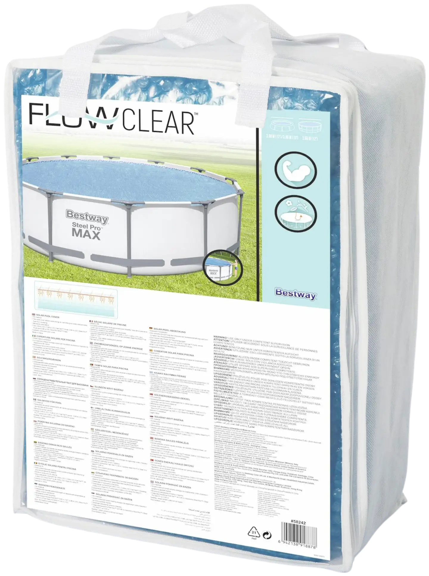 Flowclear uima-altaan suojapeite 366 cm - 1