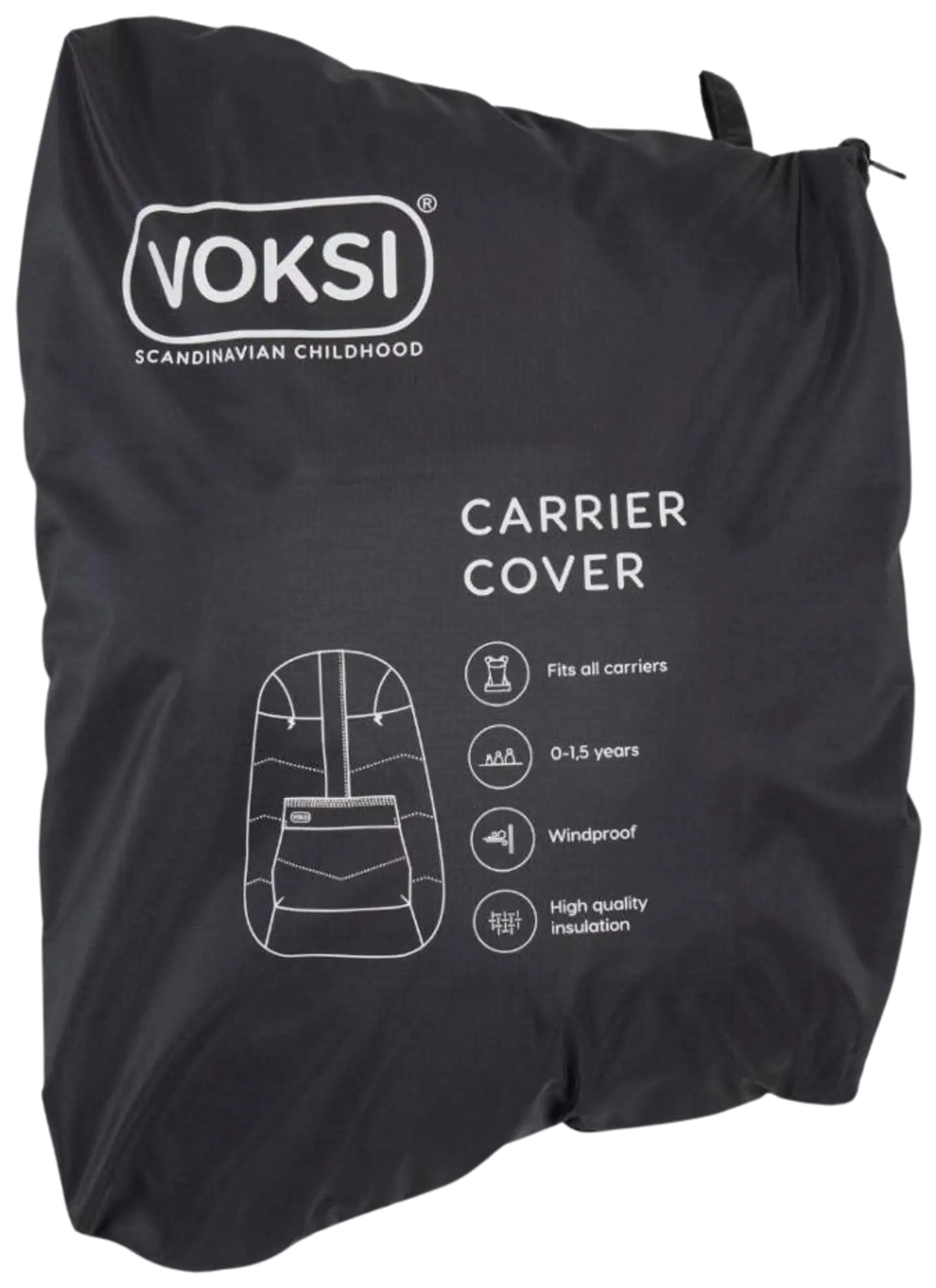 Voksi lämpösuoja Carrier musta - 3