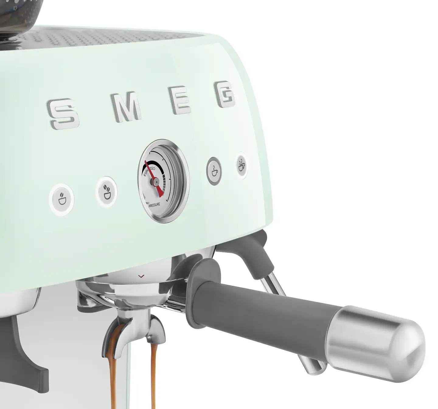 Smeg espressokeitin myllyllä mintunvihreä EGF03PGEU - 11