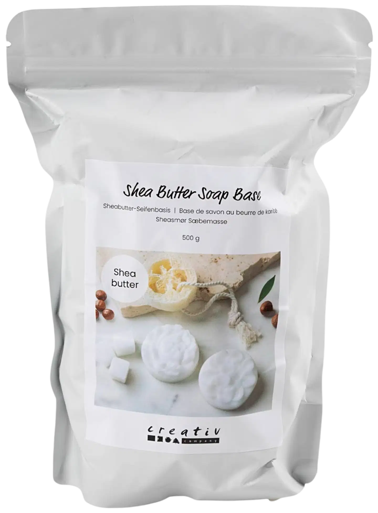Creativ Company sheavoi saippuamassa, rakeita, 500 g - 1