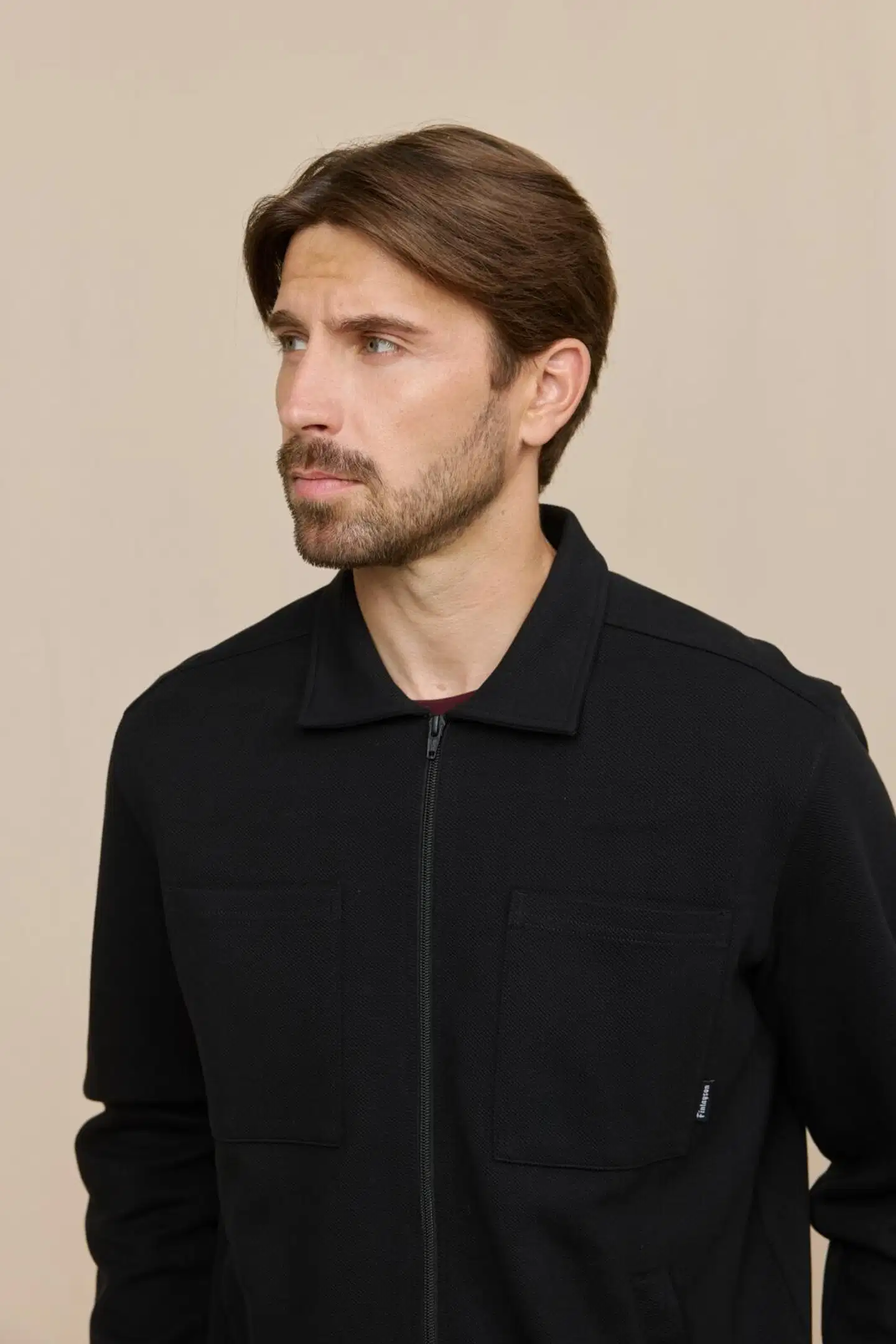 Finlayson miesten paitatakki - Black - 7