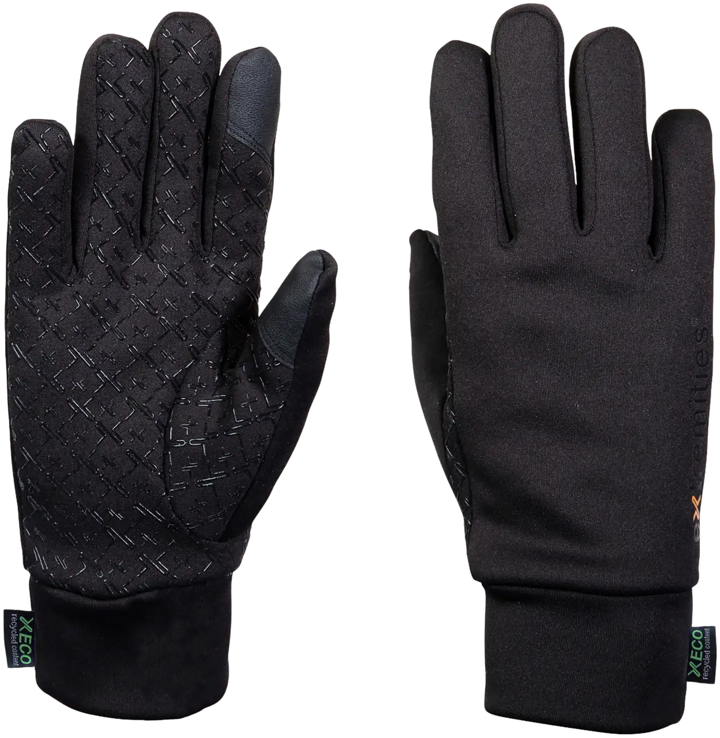 Extremities contact insulated waterproof power liner unisex sormikkaat - BLACK