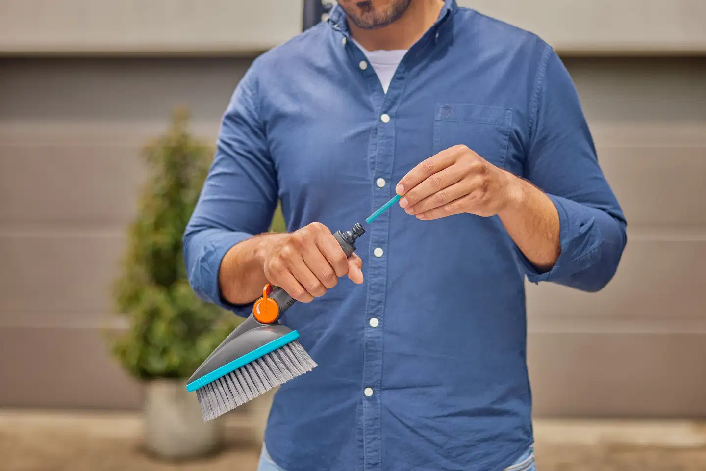 GARDENA Käsikäyttöinen pesuharja M Cleansystem, pehmeä - 6