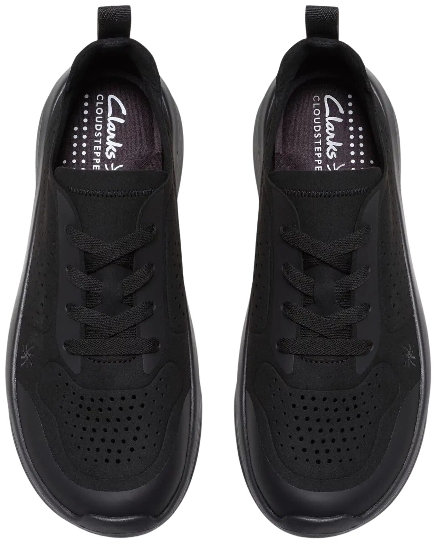 Clarks Solevana Tie naisten kävelykenkä - BLACK - 4