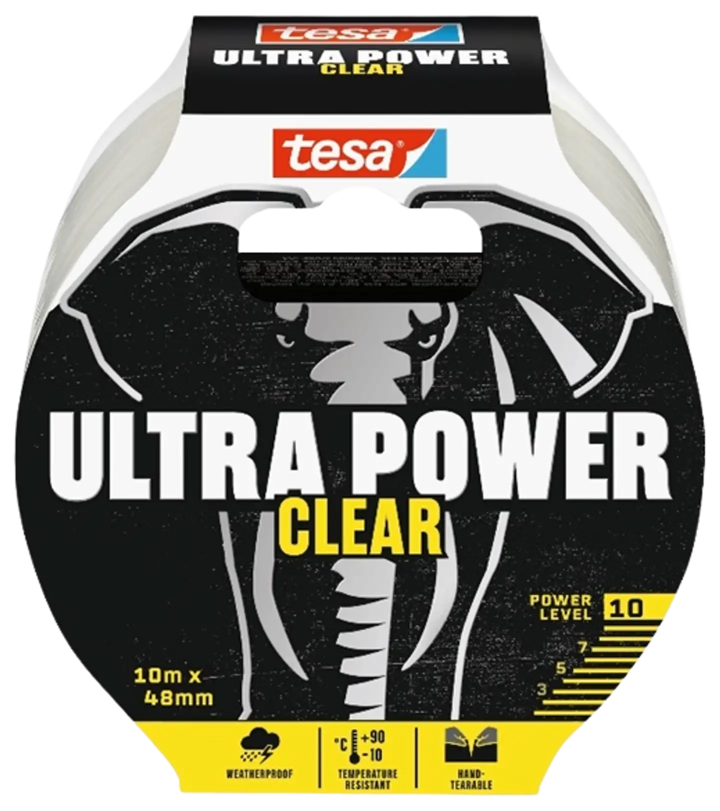 Tesa korjausteippi ultra power clear 10m x 48mm