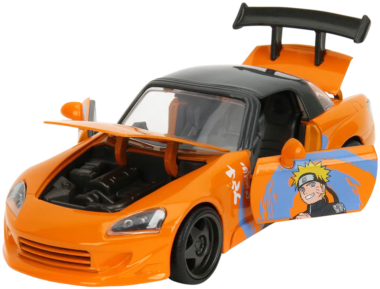 Jada Naruto Shippuden: Naruto ja 2001 Honda S2000, 20 cm, 1:24, die-cast - 7