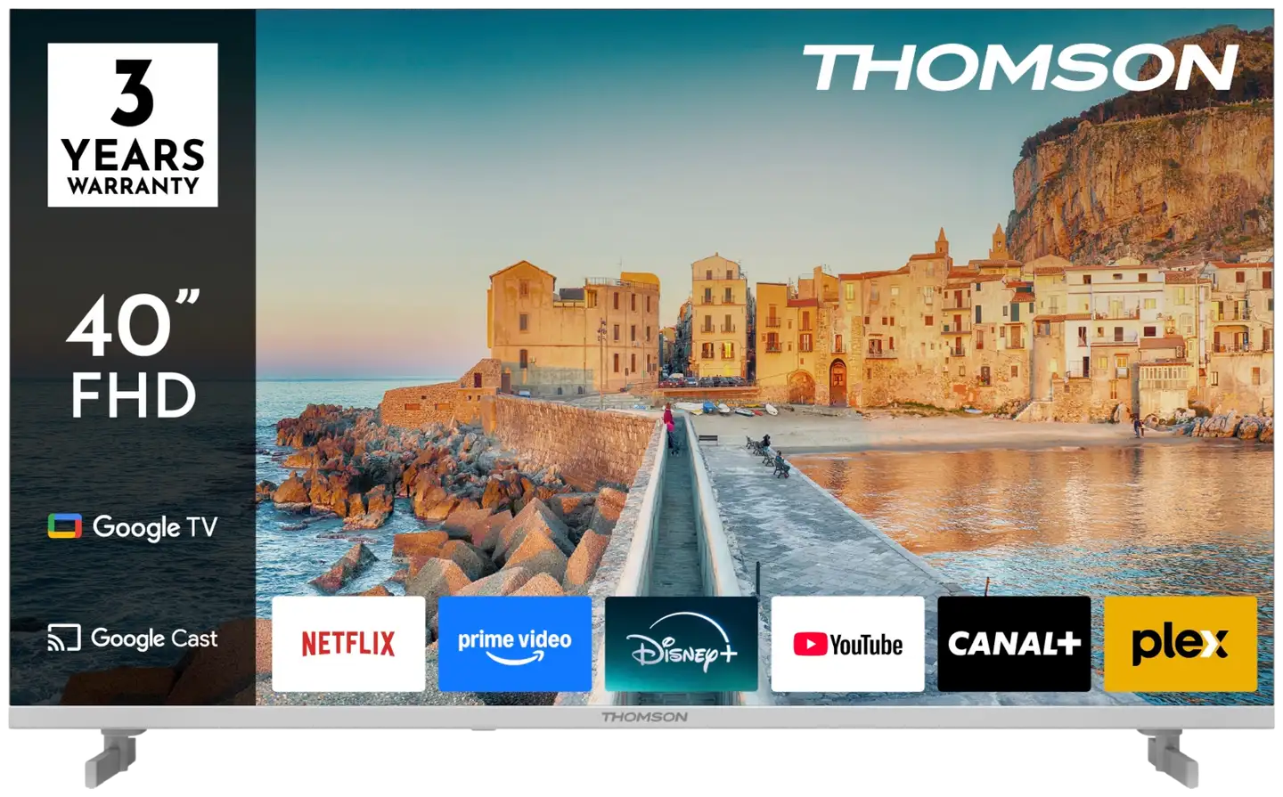Thomson 40" Full HD Google TV 40FG2S15W valkoinen - 1