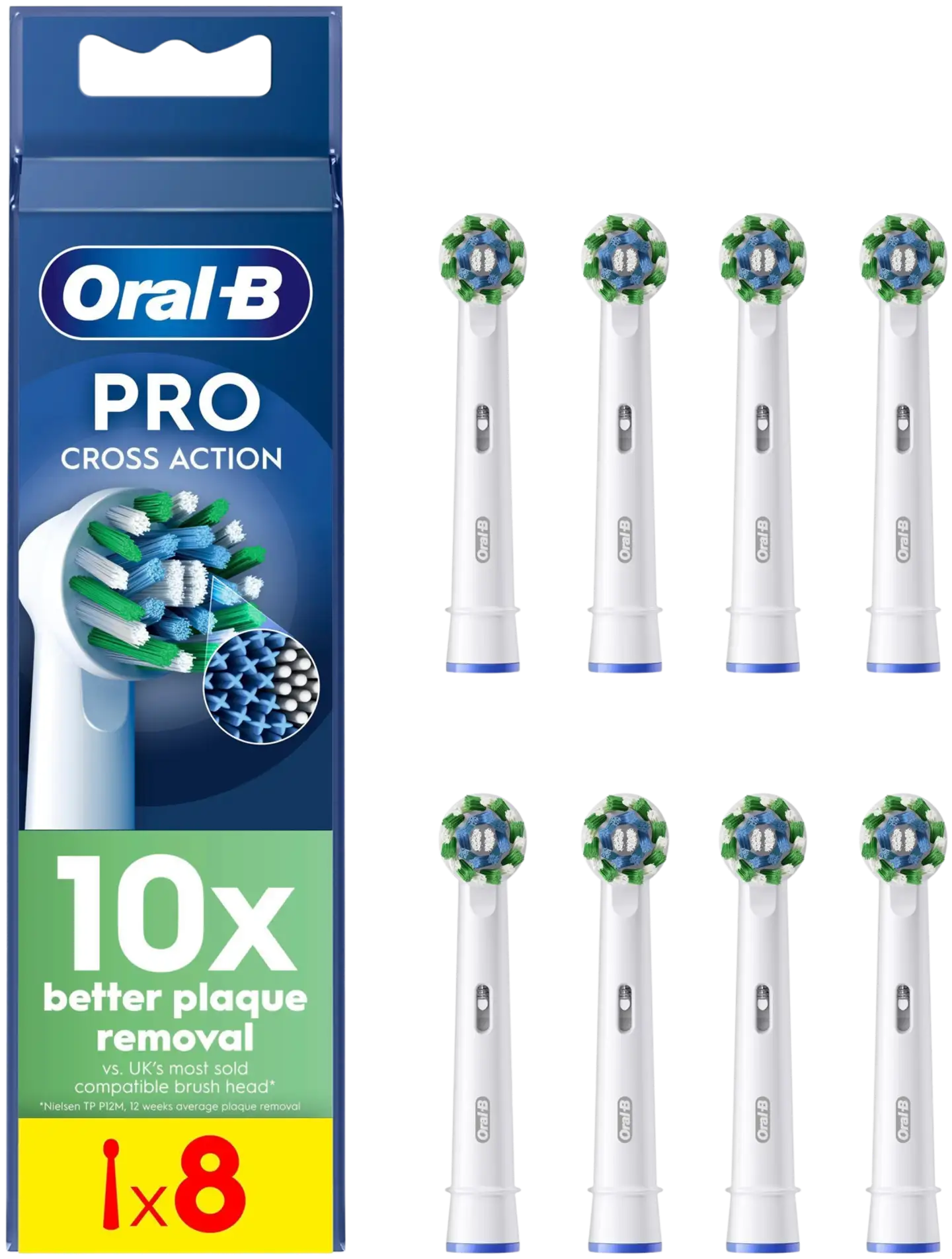 Oral-B Vaihtoharja CrossAction 8kpl - 1
