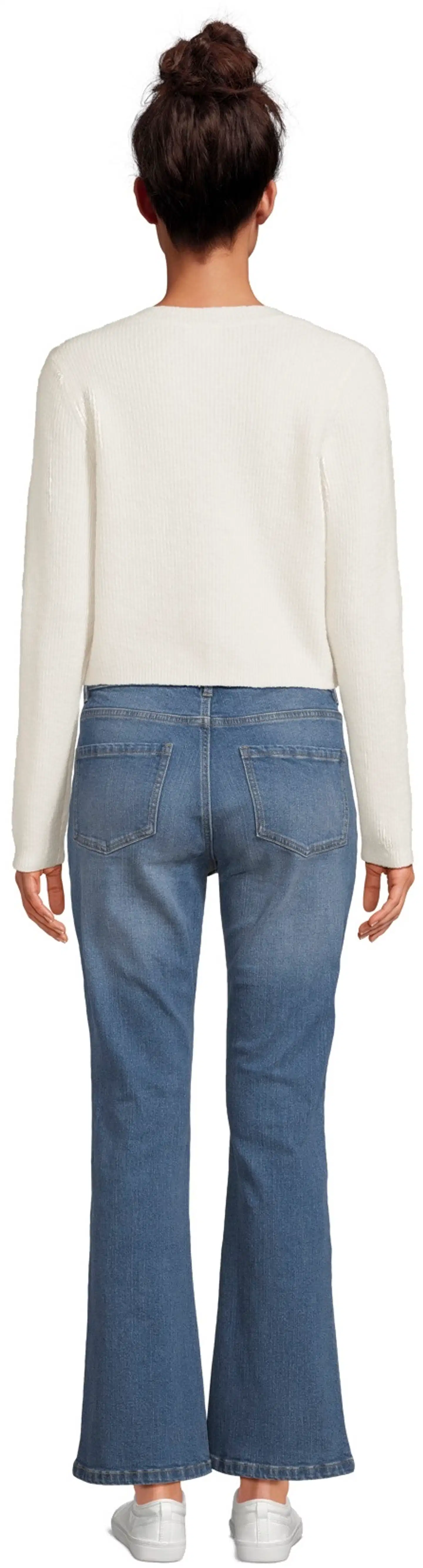 WKLY. naisten lyhyt neuletakki villasekoite 213W312681 - OFF WHITE - 3
