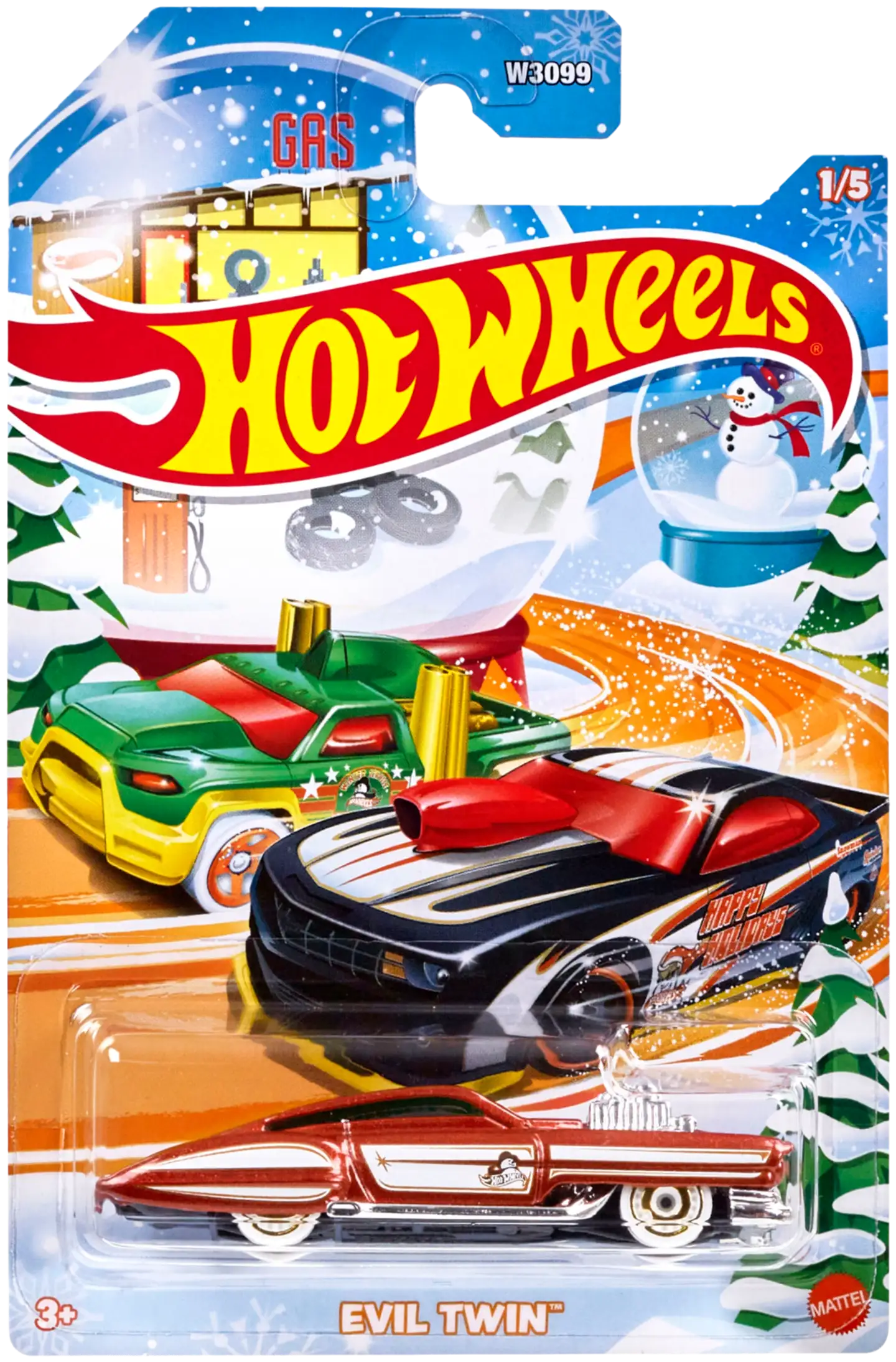 Hot Wheels Winter -pikkuauto - 3