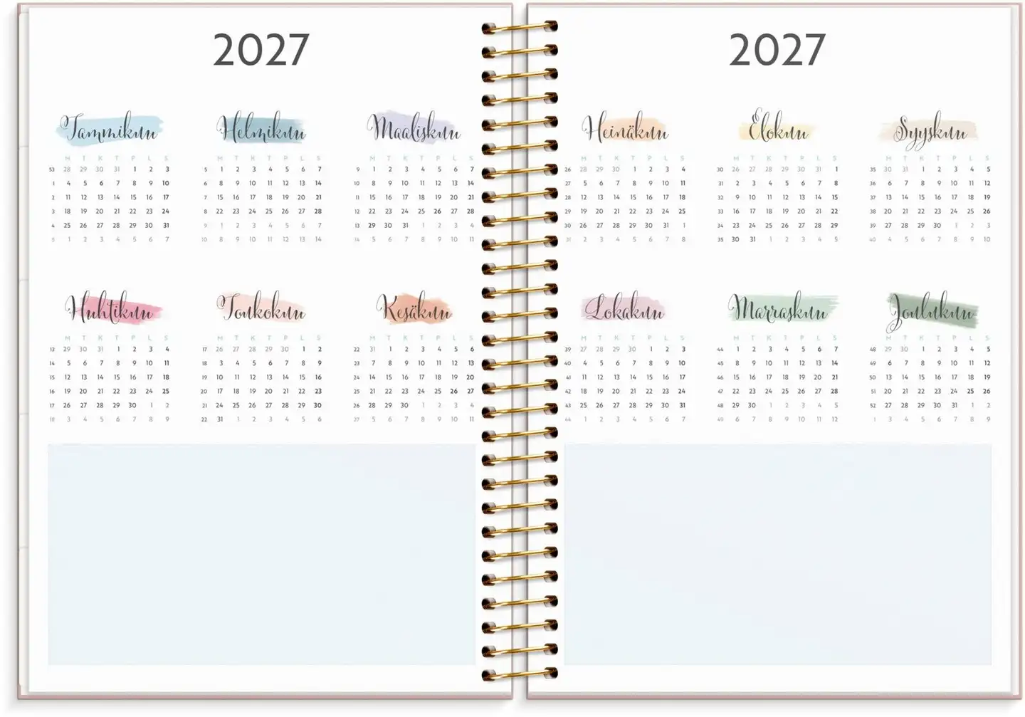 Burde Kalenteri 2026 Life Organizer - 6