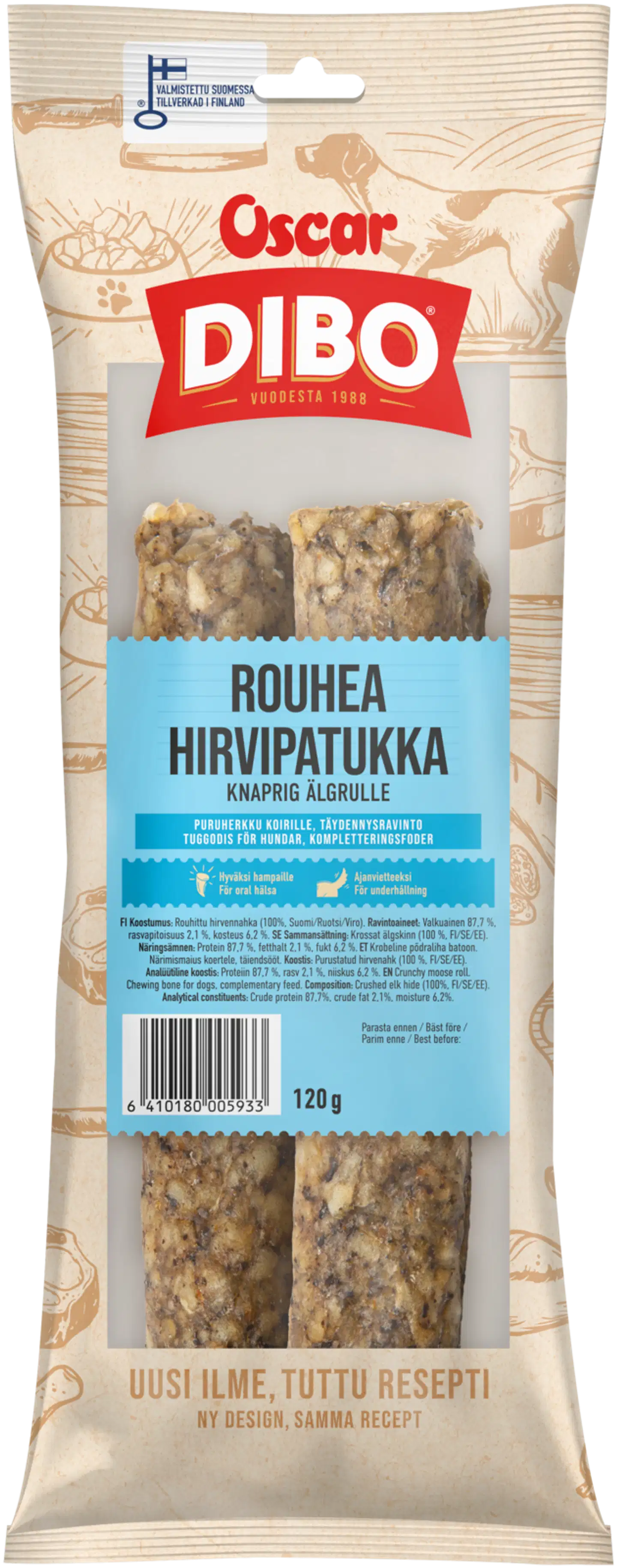 DIBO Rouhea hirvipatukka 120 g