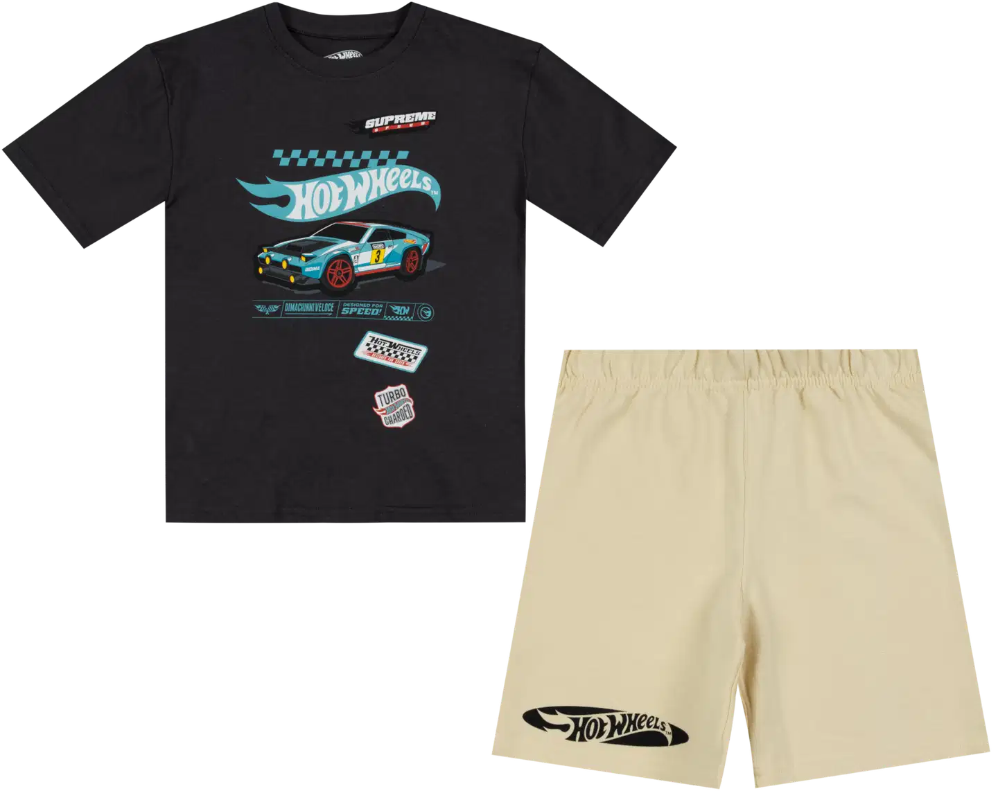Hot Wheels lasten shortsisetti A9-0074 - Dark grey - 1