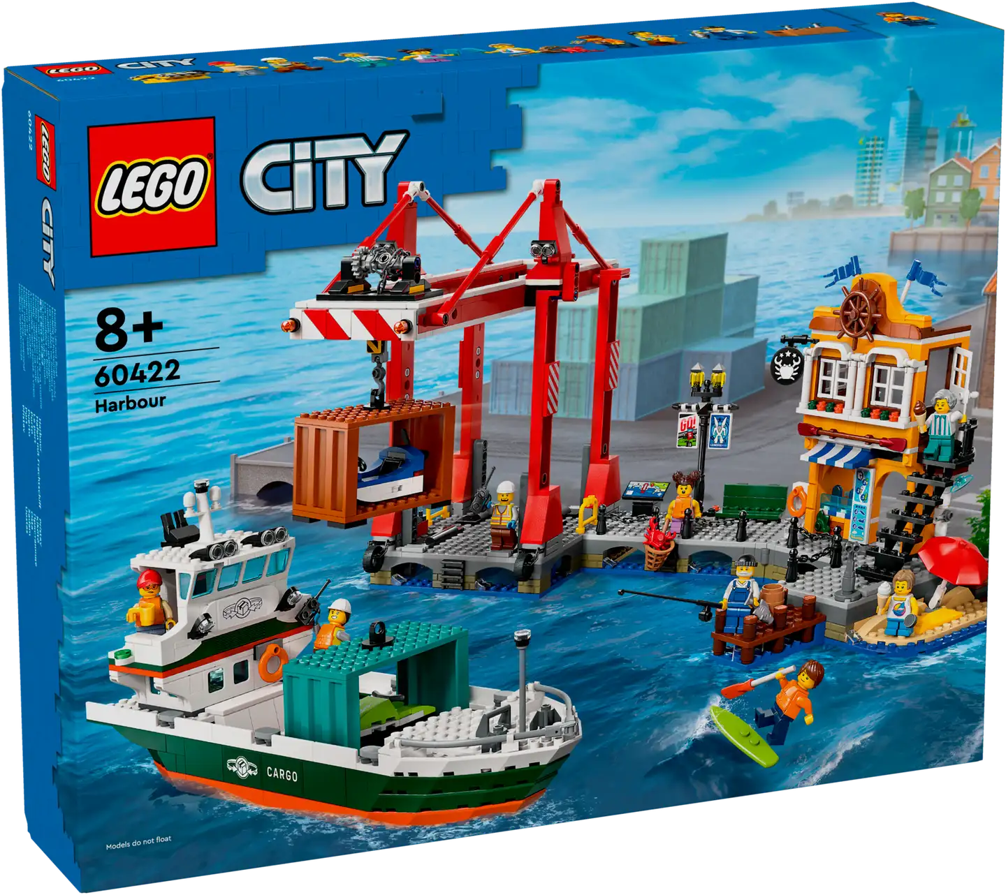 LEGO® My City 60422 Merisatama ja rahtilaiva - 1