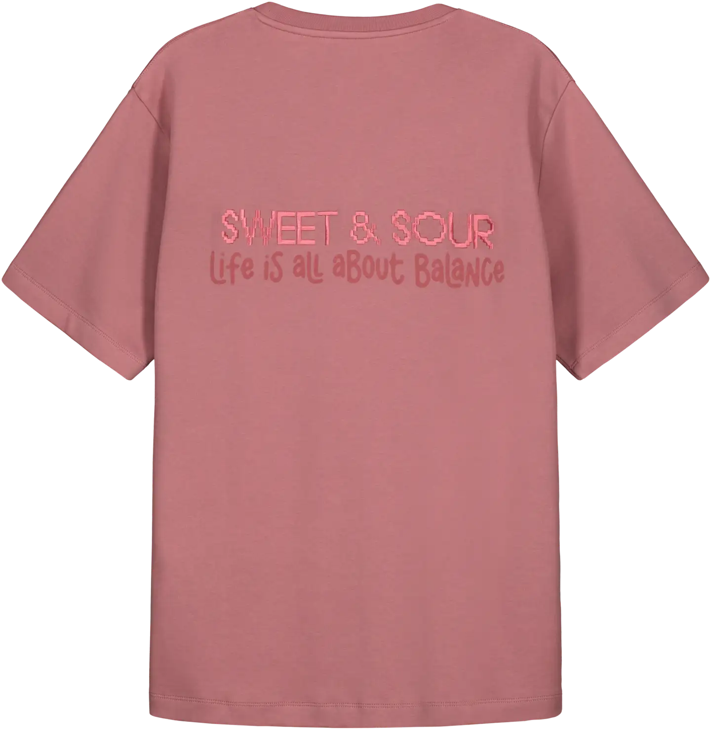WKLY. miesten t-paita Sweet&Sour - Mauve Pink - 2