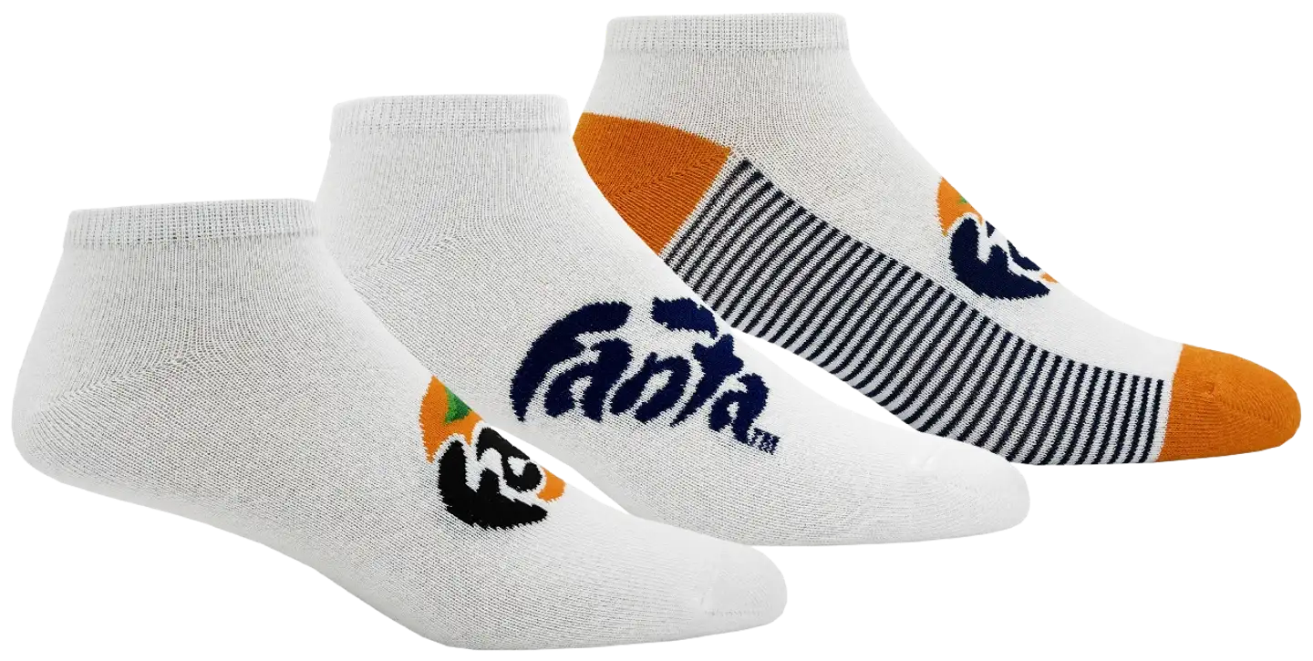 Fanta miesten sneakersukat 3p - VALKOINEN
