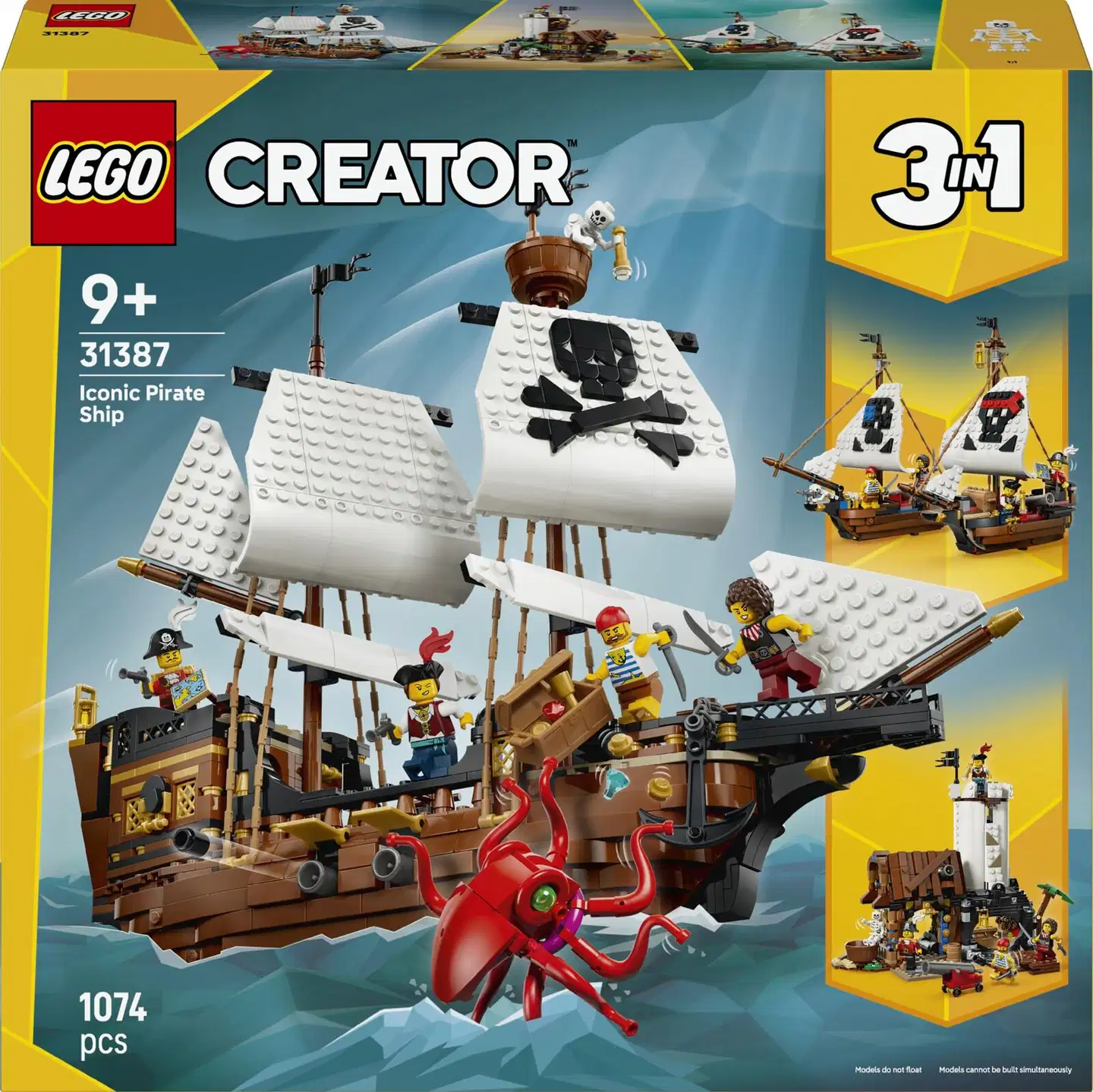 LEGO® Creator 31387 Mahtava merirosvolaiva - 3