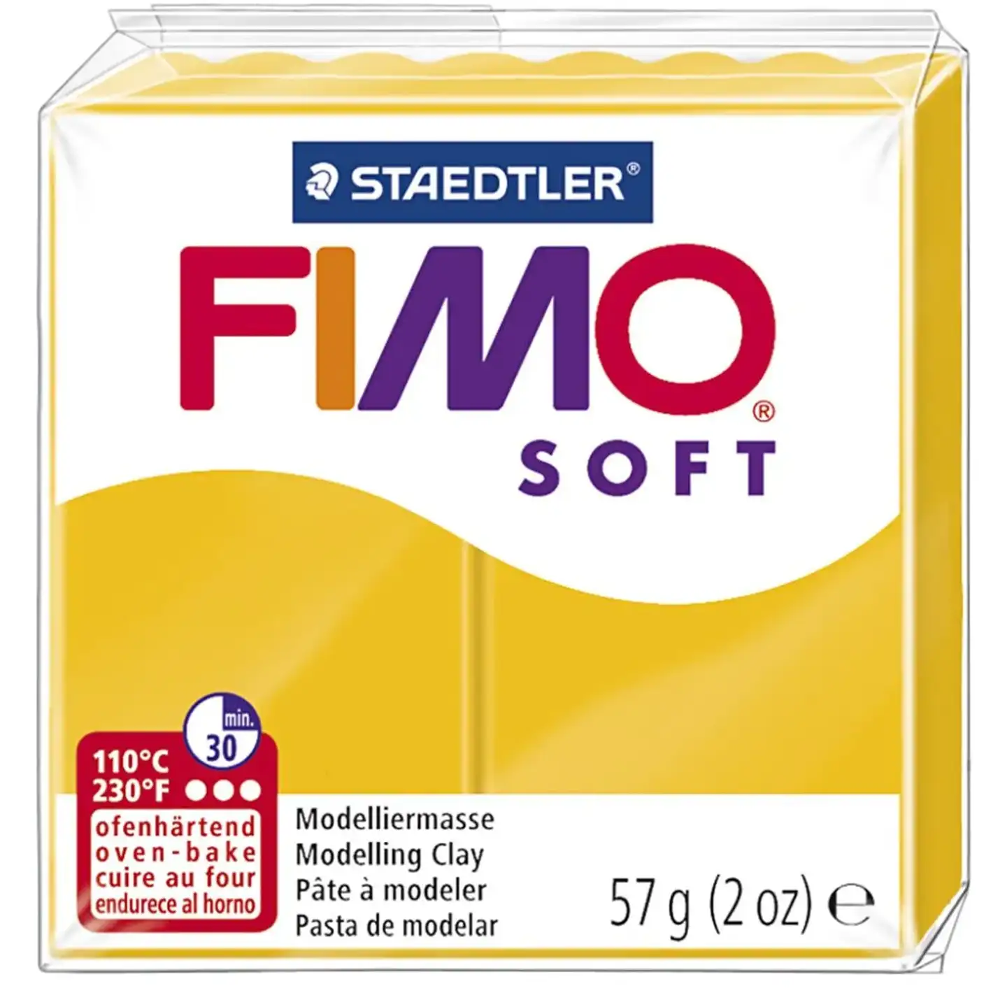 FIMO Soft muovailumassa, auringonkeltainen, 57 g