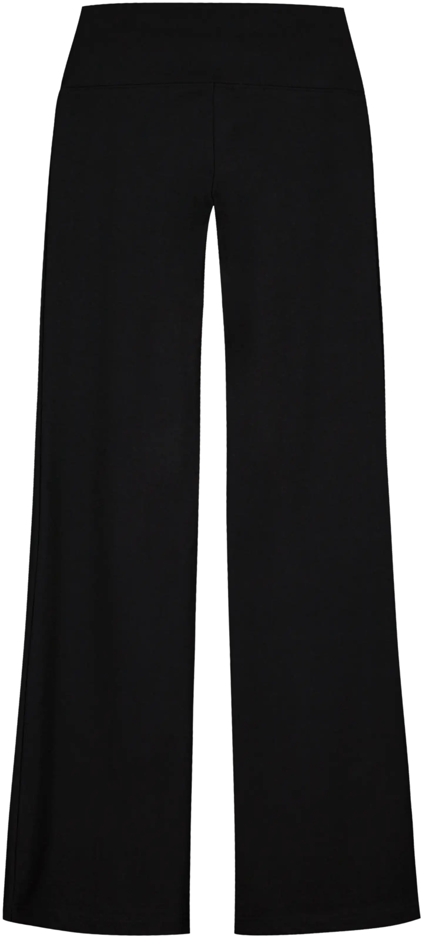 WKLY. naisten trikoohousut flare 222W280355 - BLACK - 2