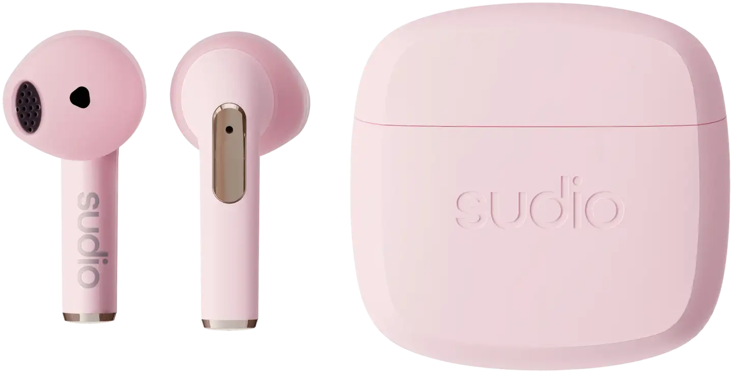 Sudio N2 Bluetooth nappikuulokkeet pinkki - 2