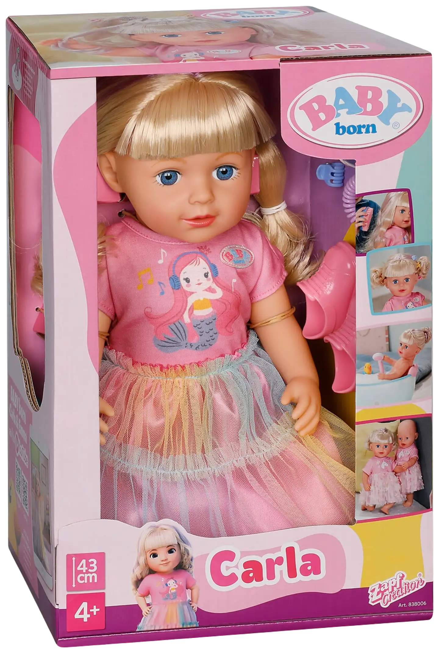 BABY born Carla nukke 43cm